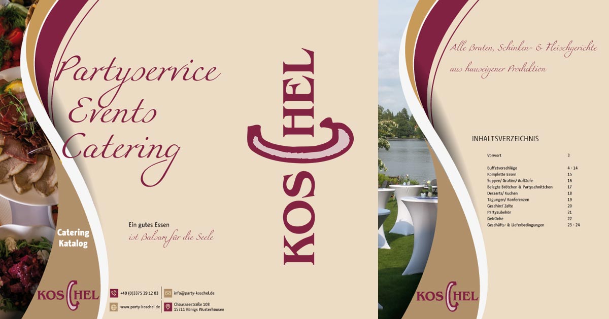 Catering Katalog Partyservice Koschel